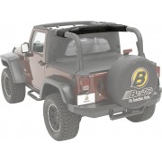 Barre de son noire Jeep Wrangler JK 2007-2018