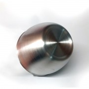 Cache moyeu fermé Aluminium poli diamètre 95mm hauteur 67 mm