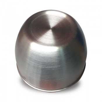 Cache moyeu fermé Aluminium poli diamètre 95mm hauteur 67 mm