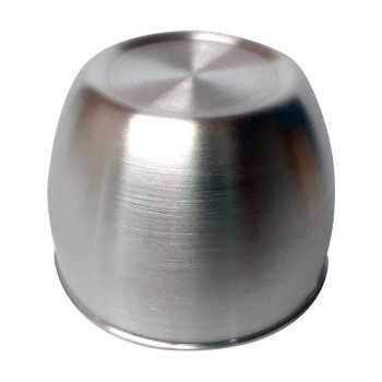 Cache moyeu fermé Aluminium poli diamètre 95mm hauteur 67 mm