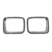 Entourage de phare chromé Jeep Wrangler YJ de 1987-1995