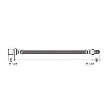 Flexible de frein arrière Nissan Patrol 160/260 1980-04/2001