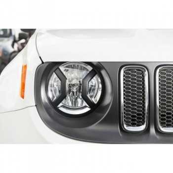Grille de phare avant noire Jeep Renegade 2015-2018