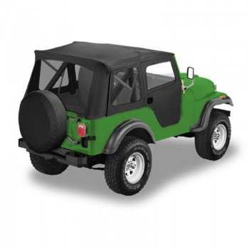 Capotage Supertop® Bestop® noir CJ-WRANGLER YJ 1976-1995