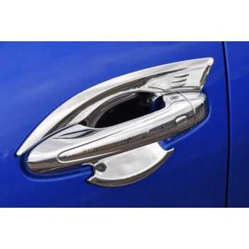 Protection d'intérieur de poignée chromée de porte Toyota Hilux 16+