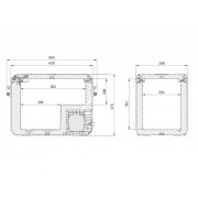 Alimentée par CA, CC et panneau solaire