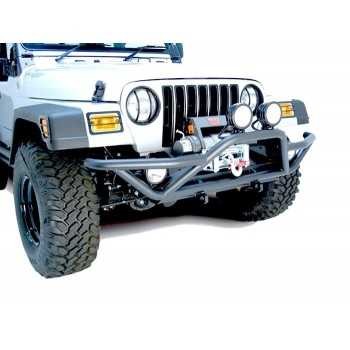 Pare choc avant tubulaire noir Jeep Wrangler YJ et TJ