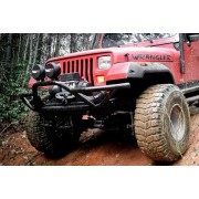 Pare choc avant tubulaire noir Jeep Wrangler YJ et TJ