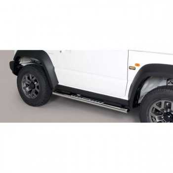 Marche pieds inox ovale Suzuki Jimny 2018-