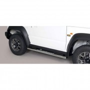 Marche pieds inox ovale Suzuki Jimny 2018-