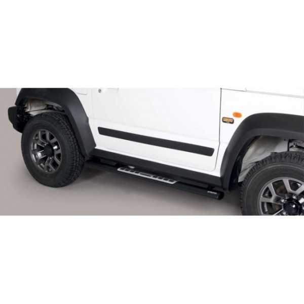 Marche pieds inox ovale Suzuki Jimny 2018-