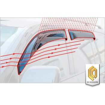 Deflecteur de porte avant carbon Land Discovery 2016-