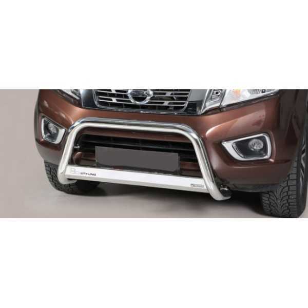 Medium bar inox 63 mm Nissan Navara NP300 2016- HOMOLOGUE CE