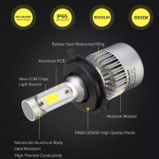 Kit d'ampoule LED H4 72W 8000LM 6500K