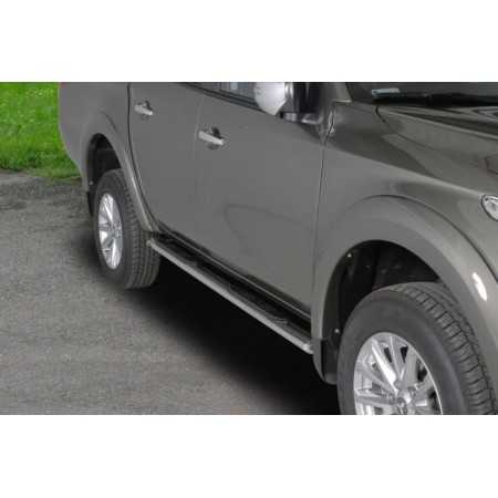 Marche pieds inox ovale MITSUBISHI L200 2015+ MITSUBISHI