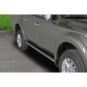Marche pieds inox ovale MITSUBISHI L200 2015+ MITSUBISHI