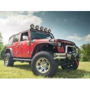 EMBOUT DE PARE CHOC TUBULAIRE INOX JEEP WRANGLER JK 2007-2018 JEEP