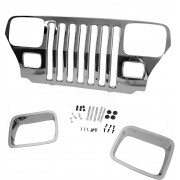 Calandre chromé Jeep Wrangler YJ JEEP