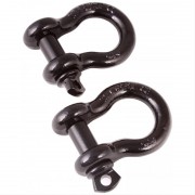 Manille Rugged Ridge noir pour pare choc jeep Wrangler