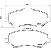 Kit de plaquettes de frein avant Jeep Wrangler JK 2007-2018