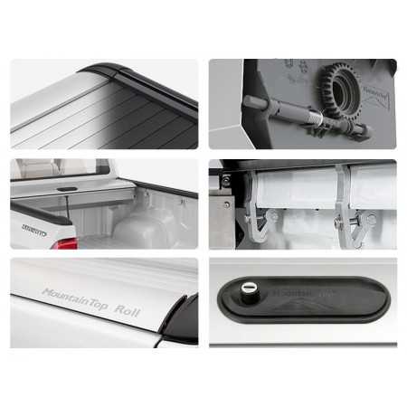 Tonneau cover Mountain Top silver Toyota D/C 2005-2016