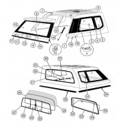 Joint de porte en alliage inférieur, Le joint de profil lisse donne une finition de haute qualité Très facile à installer. Le jo