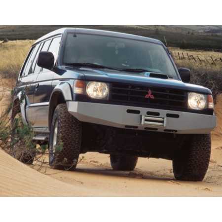 Pare choc ASFIR avec support de treuil Mitsubishi Pajero V24 - V46 ...