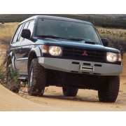 Pare choc ASFIR avec support de treuil Mitsubishi Pajero V24 - V46 ...