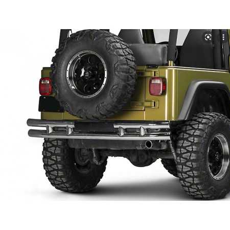 Pare-choc arrière inox Jeep Wrangler YJ-TJ 1987-2006
