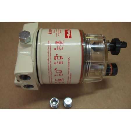 Préfiltre RACCORD série 120 gasoil 57L/Heures 30 Microns