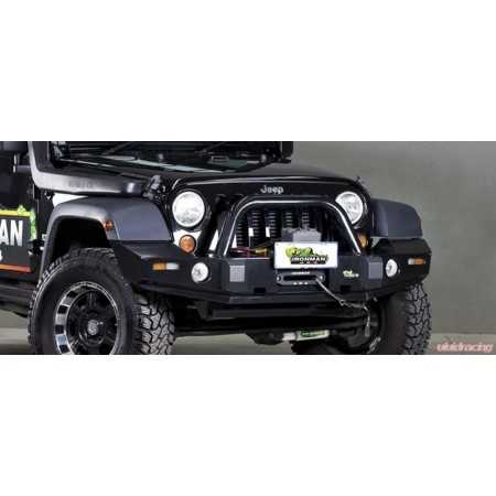 Pare choc IRONMAN a/support de treuil Jeep Wrangler JK 2007-2018