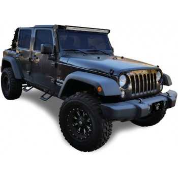 Marche pied universel noir en alliage d'aluminium moulé