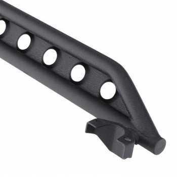 Kit de tubes de protection latéraux SRC noir avec marchepied 4 portes Wrangler JK 2007-2018