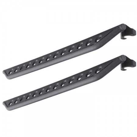 Kit de tubes de protection latéraux SRC noir avec marchepied 4 portes Wrangler JK 2007-2018