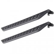 Kit de tubes de protection latéraux SRC noir avec marchepied 4 portes Wrangler JK 2007-2018
