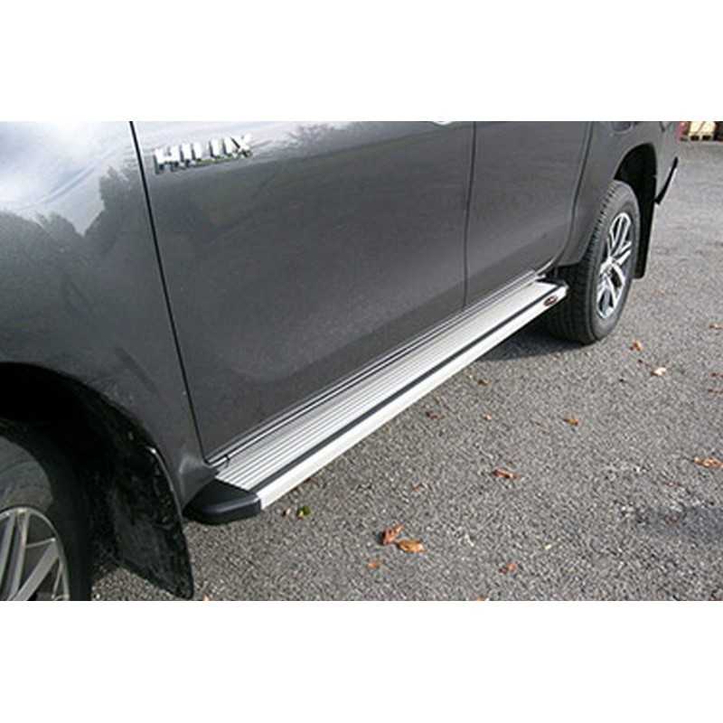 Marche pieds aluminium Toyota Hilux 2021+ 4 portes