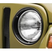 Enjoliveur noire de phare Jeep Wrangler JK 2007-2018