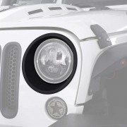 Enjoliveur noire de phare Jeep