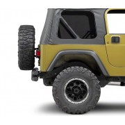 Pare choc arrière noir mat Jeep Wrangler