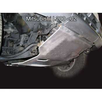 Blindage moteur aluminium Mitsubishi L200