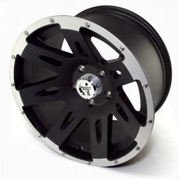 JANTE NOIR AVEC TALON POLI 9X17 JEEP WRANGLER JK
