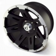 JANTE NOIR AVEC TALON POLI 9X17 JEEP WRANGLER JK