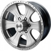 Jante Kombat grise 8X15 Jeep Wrangler YJ et TJ- Jeep Cherokee