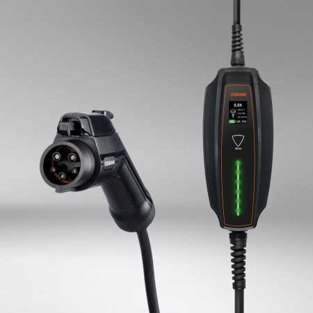 Chargeur EV 5 PIN T1 6|10|16AMP 1,3|2,2|3,6KWH OSRAM
