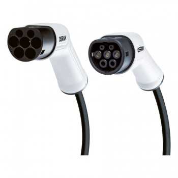 Cable EV 7 broches T2/T1 16AMP 3.6 KWH Phase-1 OSRAM