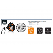 Cable EV 5 broches T2/T1 32AMP 7,2 KWH Phase-1 OSRAM