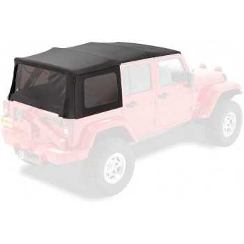 Capotage de remplacement Bestop® Black Twill Jeep Wrangler JK 2010-2018