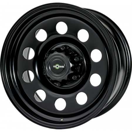 Jante acier modular II noire 8X17 Ford Ranger