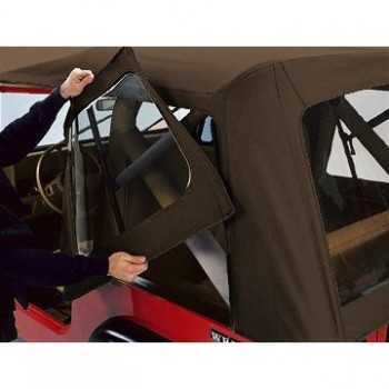 Capotage Supertop® Bestop® noir CJ-WRANGLER YJ 1976-1995