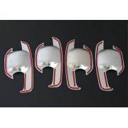 Inserts de poignées de porte chromées Toyota Hilux  2006-2014